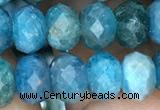 CAP618 15.5 inches 5*7mm - 5*8mmm faceted rondelle apatite beads