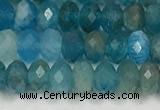 CAP624 15.5 inches 2.5*4mm faceted rondelle apatite beads