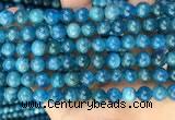 CAP652 15.5 inches 8mm round natural apatite beads wholesale