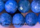 CAP660 15.5 inches 8mm faceted round apatite gemstone beads