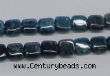 CAP70 15.5 inches 8*8mm square dyed apatite gemstone beads wholesale