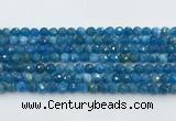 CAP705 15.5 inches 6mm faceted round apatite gemstone beads wholesale