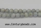 CAQ100 15.5 inches 4mm round AB grade natural aquamarine beads