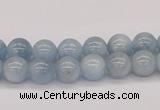 CAQ115 15.5 inches 6mm round AA grade natural aquamarine beads