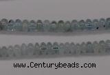 CAQ135 15.5 inches 4*6mm rondelle natural aquamarine beads