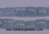 CAQ153 15.5 inches 10*12mm rectangle natural aquamarine beads