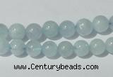 CAQ201 15.5 inches 8mm round natural aquamarine beads wholesale