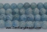 CAQ508 15.5 inches 4mm round A+ grade natural aquamarine beads