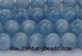 CAQ537 15.5 inches 8mm round AAA grade natural aquamarine beads