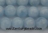 CAQ703 15.5 inches 10mm round natural aquamarine beads wholesale
