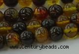 CAR501 15.5 inches 6mm - 7mm round natural amber beads wholesale