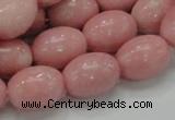 CAS11 15.5 inches 13*18mm rice pink angel skin gemstone beads