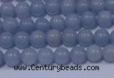 CAS200 15.5 inches 4mm round blue angel skin gemstone beads