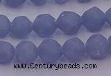 CAS211 15.5 inches 8mm faceted nuggets blue angel skin gemstone beads