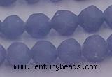 CAS212 15.5 inches 10mm faceted nuggets blue angel skin gemstone beads