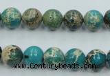 CAT01 15.5 inches 10mm round natural aqua terra jasper beads
