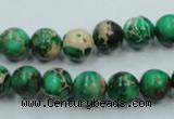 CAT220 15.5 inches 8mm round dyed natural aqua terra jasper beads