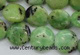 CAU202 15.5 inches 16mm flat round Australia chrysoprase beads