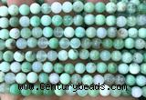 CAU590 15 inches 6mm round Australia chrysoprase beads
