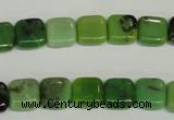 CAU61 15.5 inches 10*10mm square Australia chrysoprase beads