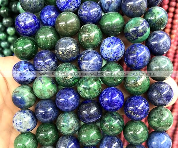 CAZ44 15 inches 12mm round azurite malachite beads wholesale