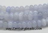 CBC04 15.5 inches 4*8mm rondelle  blue chalcedony beads wholesale