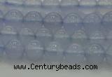 CBC451 15.5 inches 6mm round blue chalcedony beads wholesale