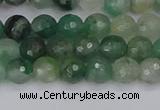 CBC700 15.5 inches 4mm faceted round African green chalcedony beads