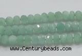 CBJ01 15.5 inches 4*6mm faceted rondelle jade beads wholesale