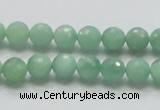 CBJ06 15.5 inches 8mm faceted round jade beads wholesale