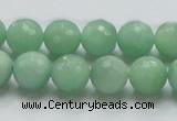 CBJ08 15.5 inches 12mm faceted round jade beads wholesale