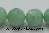 CBJ11 15.5 inches 20mm faceted round jade beads wholesale