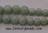 CBJ409 15.5 inches 6mm - 12mm round natural jade beads wholesale