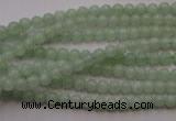 CBJ410 15.5 inches 4mm round natural jade beads wholesale