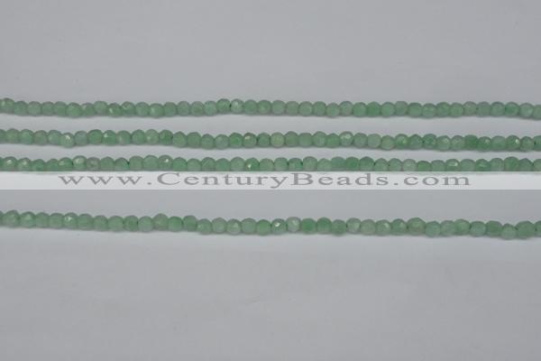 CBJ45 15.5 inches 3mm faceted round jade beads wholesale
