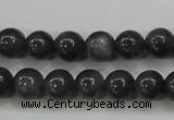 CBJ502 15.5 inches 6mm round black jade beads wholesale