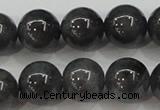 CBJ504 15.5 inches 10mm round black jade beads wholesale