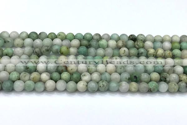 CBJ675 15 inches 6mm round jade gemstone beads