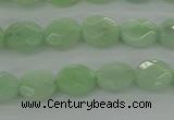 CBJ68 15.5 inches 7*9mm faceted oval jade gemstone beads