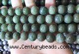 CBJ704 15.5 inches 12mm round green jade beads wholesale