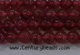 CBQ621 15.5 inches 6mm round strawberry quartz beads wholesale