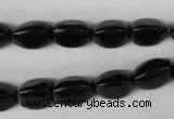 CBS212 15.5 inches 9*12mm trihedron blackstone beads wholesale