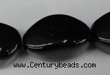 CBS222 15.5 inches 19*30mm nuggets blackstone beads wholesale