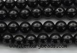 CBS500 15.5 inches 6mm round A grade black spinel beads