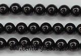 CBS551 15.5 inches 6mm round AA grade black spinel beads