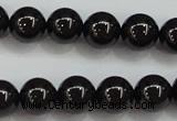 CBS553 15.5 inches 10mm round AA grade black spinel beads