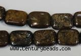 CBZ236 15.5 inches 12*16mm rectangle bronzite gemstone beads