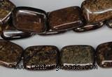 CBZ237 15.5 inches 13*18mm rectangle bronzite gemstone beads