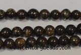 CBZ252 15.5 inches 3mm round bronzite gemstone beads wholesale