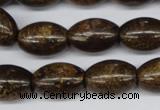 CBZ410 15.5 inches 15*20mm rice bronzite gemstone beads